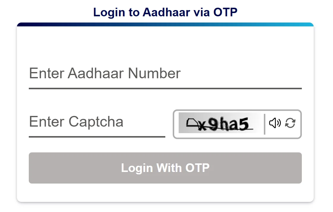 Aadhar Card Date of Birth Update