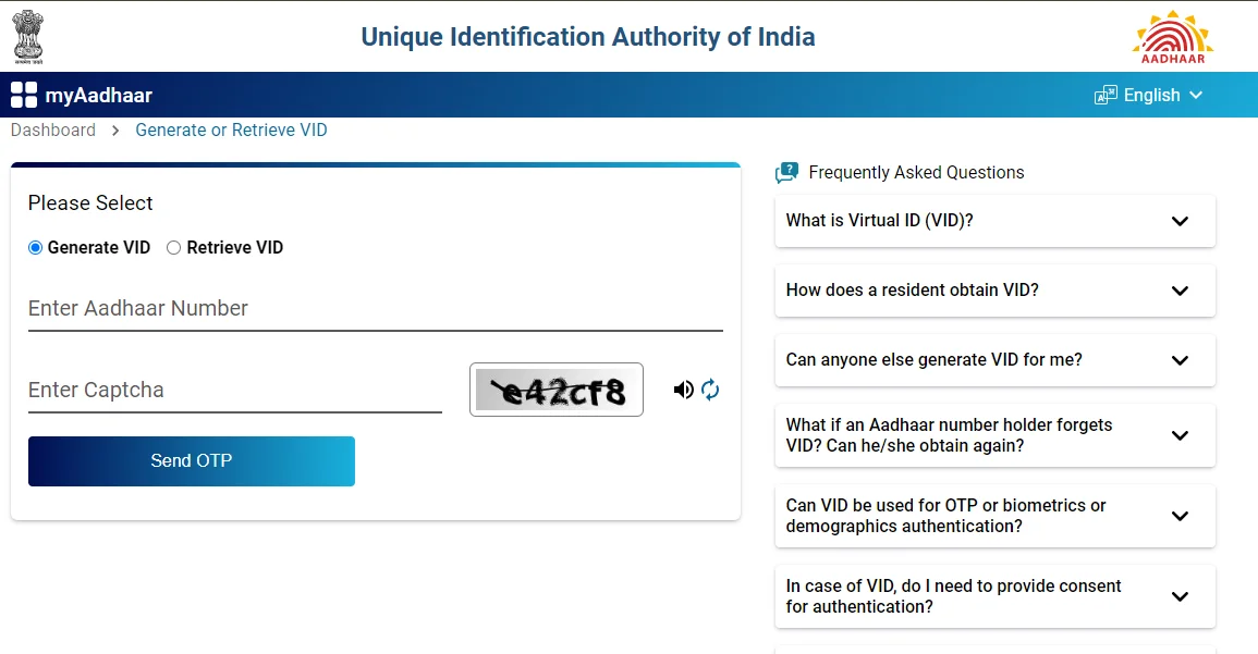 Virtual ID (VID) Generator