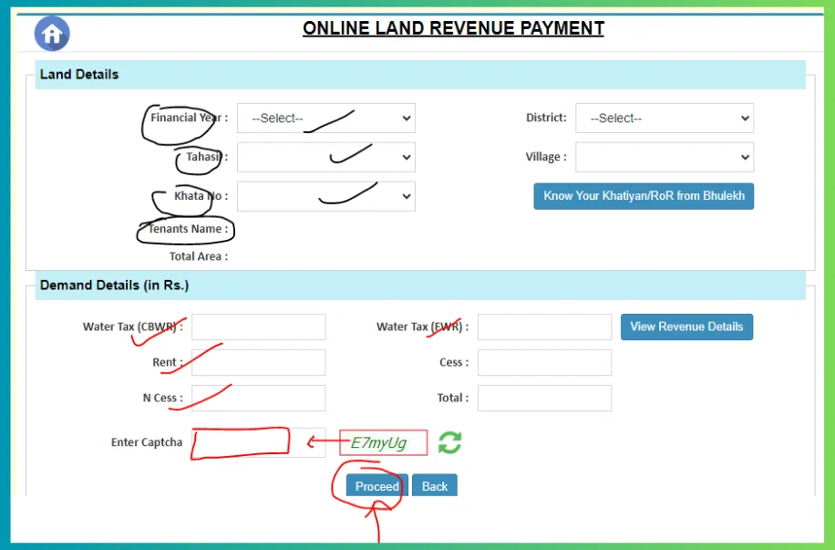 Bhulekh Odisha stamp duty payment online