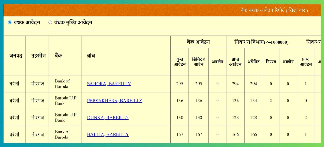 जमीन पर लोन है या नहीं चेक करे