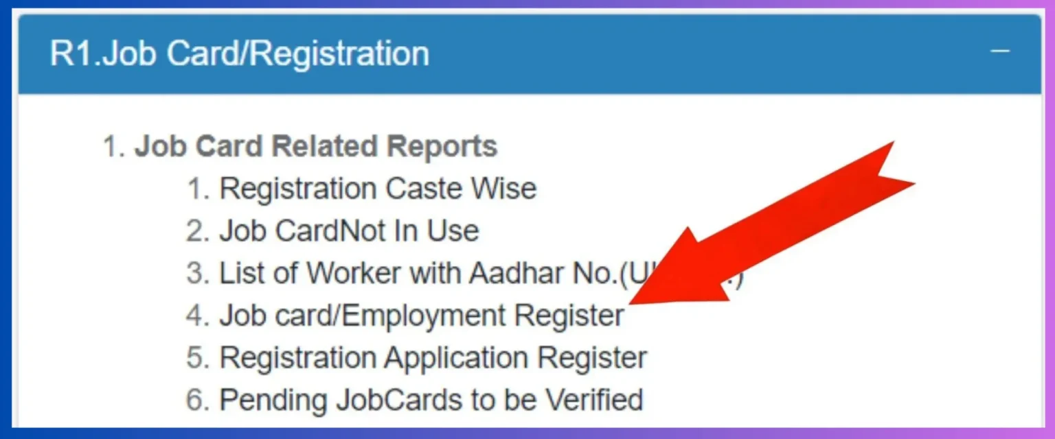 NREGA bihar Job Card List check