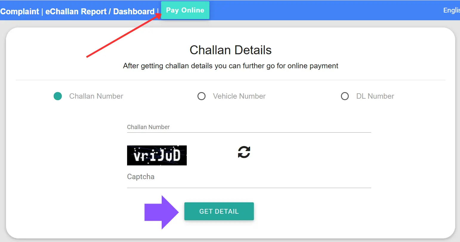 e challan