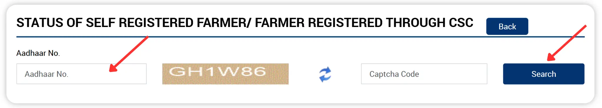 PM Kisan Correction / Update Online