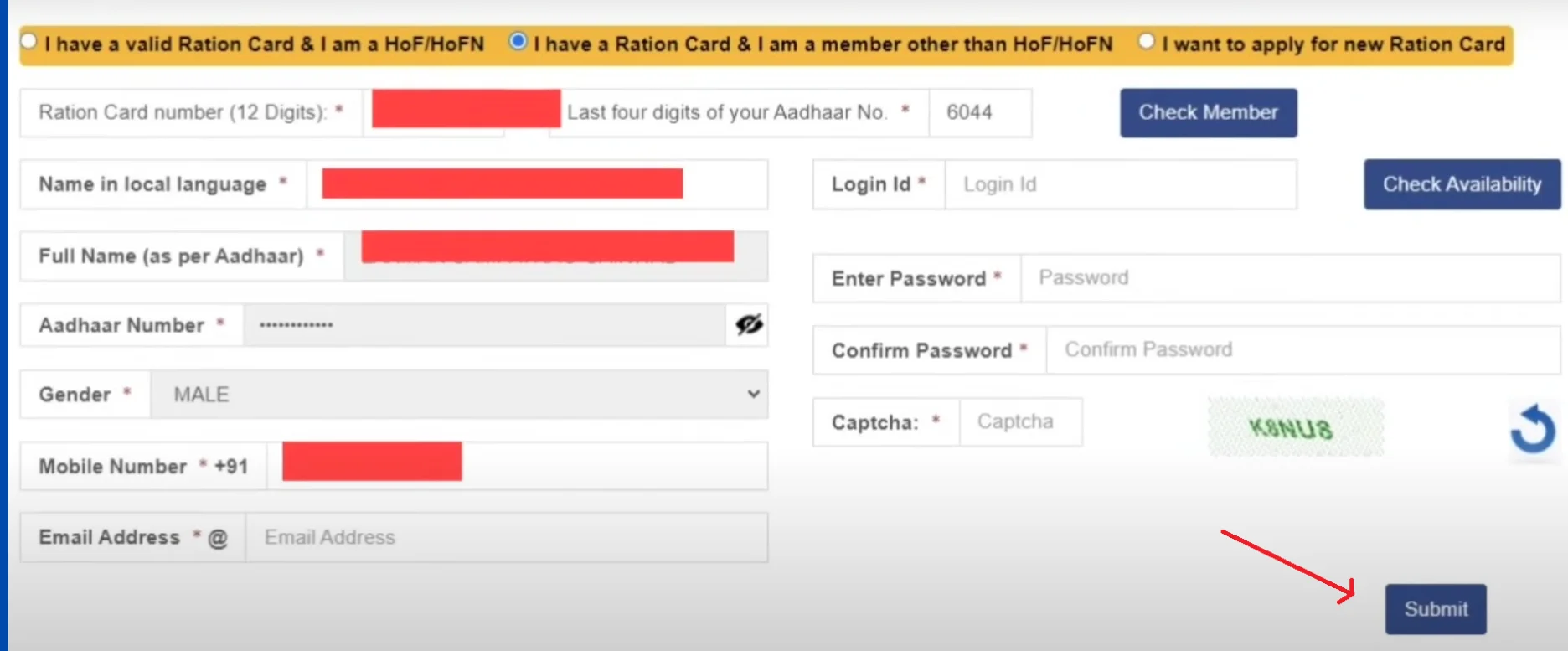 Maharashtra ration Card Apply