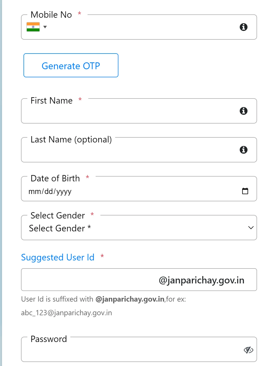 rtps bihar registration form