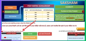 UP Scholarship NPCI Verification Status Check